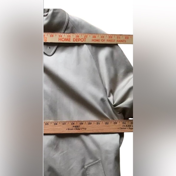 COPY - Burberry Men's Trench Long Coat  Size: 40 Regular Vintage - Picture 10 of 16